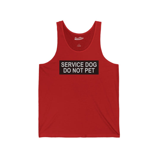 Service Dog - Unisex Jersey Tank